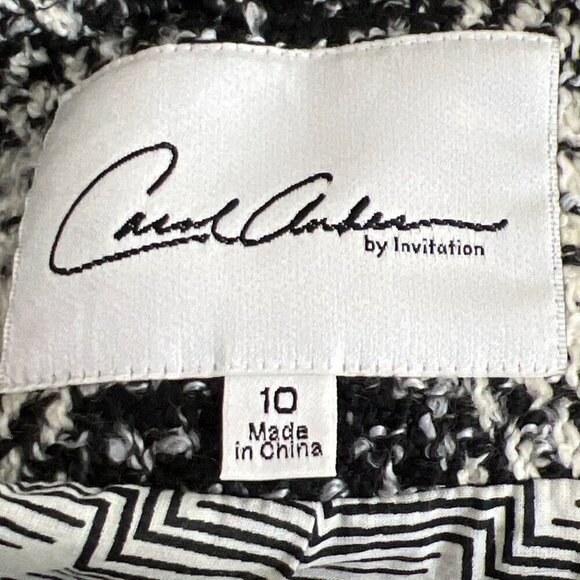 CABI Carol Anderson by Invitation Best In Show Tweed Jacket Sz 10 #909 EUC - Picture 10 of 12